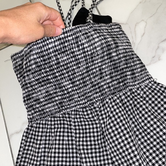 NWT Checked Ruched Romper Size S - Picture 8 of 14